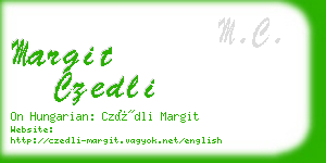 margit czedli business card